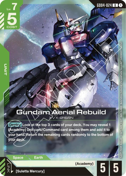 Gundam Aerial Rebuild (GD04 Release Event) GD04-024 Uncommon Holofoil