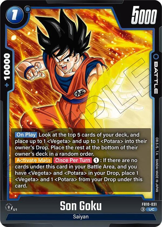 Son Goku - FB10-031 Uncommon