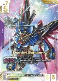 Destiny Gundam (LR++) | Phantom Aria | LR++ | Holofoil | #GD04-050