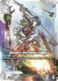 Gundam Barbatos Adapt (SP) (R+) | Phantom Aria | R+ | Holofoil | #GD03-056