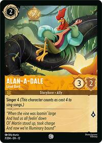 Alan-a-Dale - Loyal Bard 7/204 Common
