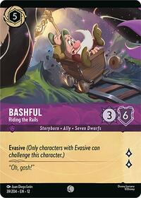 Bashful - Riding the Rails (Foil) 39/204 Common Cold Foil