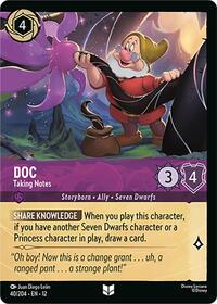 Doc - Taking Notes (Foil) 40/204 Uncommon Cold Foil