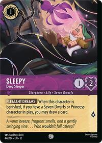 Sleepy - Deep Sleeper (Foil) 44/204 Common Cold Foil