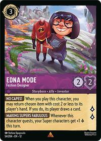Edna Mode - Fashion Designer 54/204 Rare