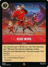 Hero Work 132/204 Rare