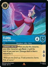 Flora - Strong-Willed Fairy 141/204 Rare