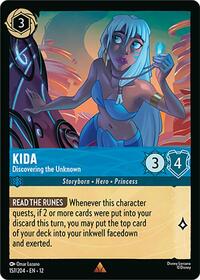 Kida - Discovering the Unknown 157/204 Rare