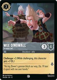 Wee Dingwall - Scrappy Lad | Wilds Unknown | Common | Cold Foil | #176/204
