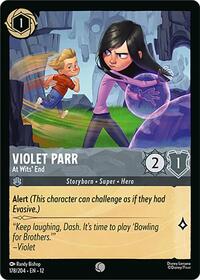 Violet Parr - At Wits' End | Wilds Unknown | Common | Cold Foil | #178/204