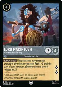 Lord Macintosh - Wiry and High-Strung | Wilds Unknown | Uncommon | Normal | #181/204