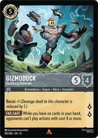 Gizmoduck - Duckburg Defender | Wilds Unknown | Rare | Cold Foil | #193/204