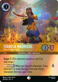 Isabela Madrigal - Such a Lovely Voice (Epic) | Wilds Unknown | Epic | Holofoil | #207/204