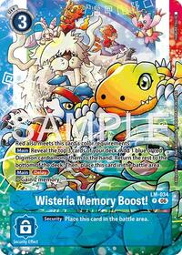 Wisteria Memory Boost! (Alternate Art) | Starter Deck 23: Beatbreak | Promo | Foil | #LM-034 P