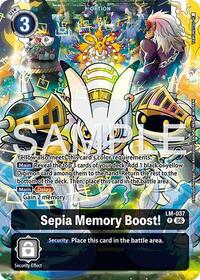 Sepia Memory Boost! (Alternate Art) | Starter Deck 23: Beatbreak | Promo | Foil | #LM-037 P