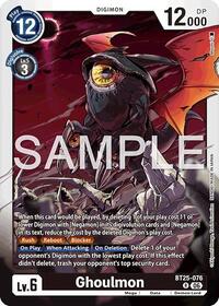 Ghoulmon | Dual Revolution | Rare | Foil | #BT25-076 R