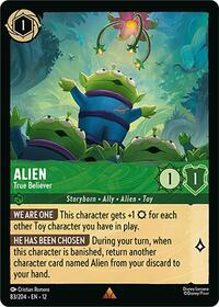 Alien - True Believer 83/204 Rare