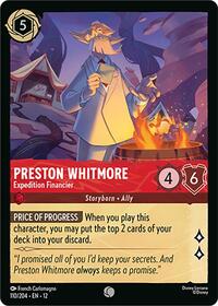 Preston Whitmore - Expedition Financier 110/204 Common