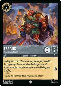 Fergus - King of DunBroch | Wilds Unknown | Common | Cold Foil | #175/204