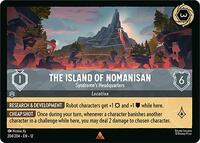 The Island of Nomanisan - Syndrome's Headquarters | Wilds Unknown | Rare | Cold Foil | #204/204