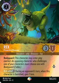 Rex - Protective Dinosaur (Epic) | Wilds Unknown | Epic | Holofoil | #206/204