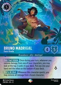 Bruno Madrigal - Oasis Oracle (Epic) | Wilds Unknown | Epic | Holofoil | #218/204