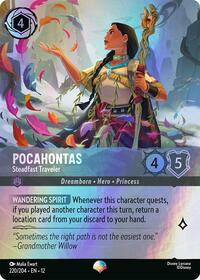 Pocahontas - Steadfast Traveler (Epic) | Wilds Unknown | Epic | Holofoil | #220/204