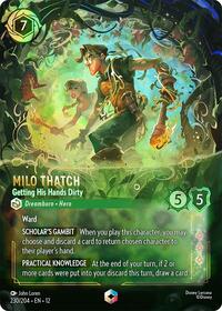 Milo Thatch - Getting His Hands Dirty (Enchanted) | Wilds Unknown | Enchanted | Holofoil | #230/204