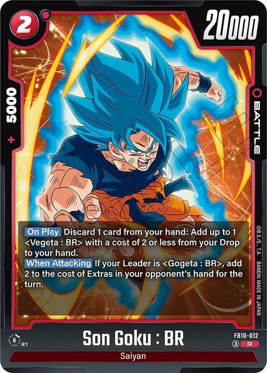 Son Goku : BR FB10-012 Rare Holofoil