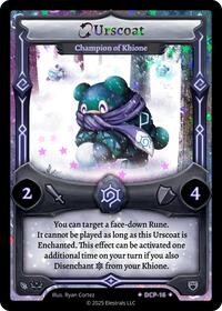 Urscoat - Champion of Khione | Divine Champions: Lifestream Promos | SR | Holo | #DCP-16