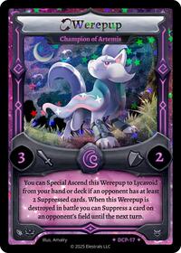 Werepup - Champion of Artemis | Divine Champions: Lifestream Promos | SR | Holo | #DCP-17