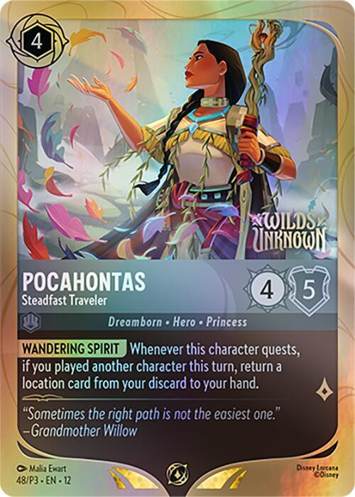 Pocahontas - Steadfast Traveler 48 Promo Holofoil