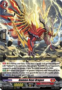 Gamma Rays Dragon | DZ-BT13: Parallactic Clash | RRR | Normal | #DZ-BT13/002EN