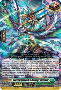 Source Dragon Deity of Blessings, Blessfavor | DZ-BT13: Parallactic Clash | ORR | Normal | #DZ-BT13/025EN