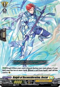 Knight of Reconsideration, Restal | DZ-BT13: Parallactic Clash | R | Normal | #DZ-BT13/091EN