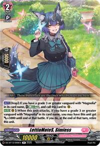 LettiaMateS, Simiess | DZ-BT13: Parallactic Clash | R | Normal | #DZ-BT13/099EN