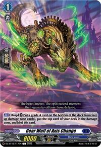 Gear Wolf of Axis Change | DZ-BT13: Parallactic Clash | C | Normal | #DZ-BT13/117EN