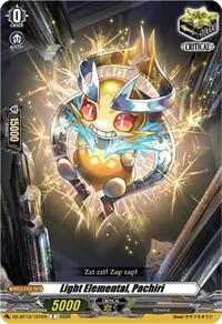 Light Elemental, Pachiri | DZ-BT13: Parallactic Clash | C | Normal | #DZ-BT13/151EN