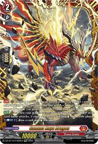 Gamma Rays Dragon (FFR) | DZ-BT13: Parallactic Clash | Double Frame Rare | Normal | #DZ-BT13/FFR02EN