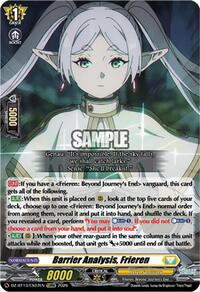 Barrier Analysis, Frieren | DZ-BT13: Parallactic Clash | EXRRR | Normal | #DZ-BT13/EX07EN