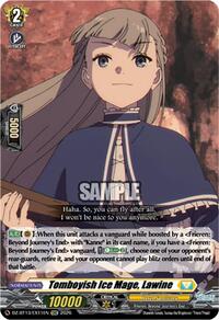 Tomboyish Ice Mage, Lawine | DZ-BT13: Parallactic Clash | EXC | Normal | #DZ-BT13/EX11EN
