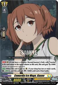 Cowardly Ice Mage, Kanne | DZ-BT13: Parallactic Clash | EXC | Normal | #DZ-BT13/EX14EN