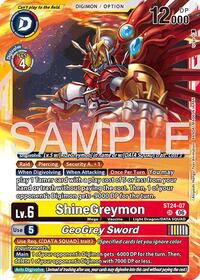 ShineGreymon // GeoGrey Sword | Starter Deck 24: Data Squad | Super Rare | Foil | #ST24-07 SR