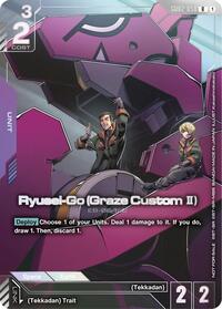 Ryusei-Go (Graze Custom II) (Newtype Challenge 2026 Mission 3) | Gundam Promotional Cards | Rare | Holofoil | #GD02-058