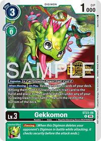 Gekkomon (Welcome Tamers Pack Vol.2) | Starter Deck 23: Beatbreak Release Event Cards | Rare | Foil | #ST23-06 R