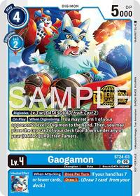 Gaogamon (Welcome Tamers Pack Vol.2) | Starter Deck 24: Data Squad Release Event Cards | Uncommon | Foil | #ST24-03 U