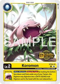 Koromon (Welcome Tamers Pack Vol.2) | Starter Deck 24: Data Squad Release Event Cards | Common | Foil | #ST24-01 C