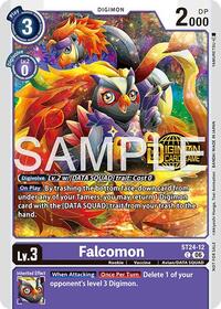 Falcomon (Welcome Tamers Pack Vol.2) | Starter Deck 24: Data Squad Release Event Cards | Common | Foil | #ST24-12 C