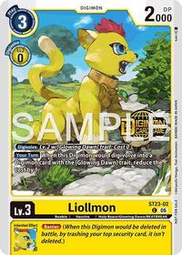 Liollmon (Welcome Tamers Pack Vol.2) | Starter Deck 23: Beatbreak Release Event Cards | Common | Foil | #ST23-02 C