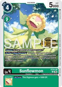 Sunflowmon (Welcome Tamers Pack Vol.2) | Starter Deck 24: Data Squad Release Event Cards | Uncommon | Foil | #ST24-09 U